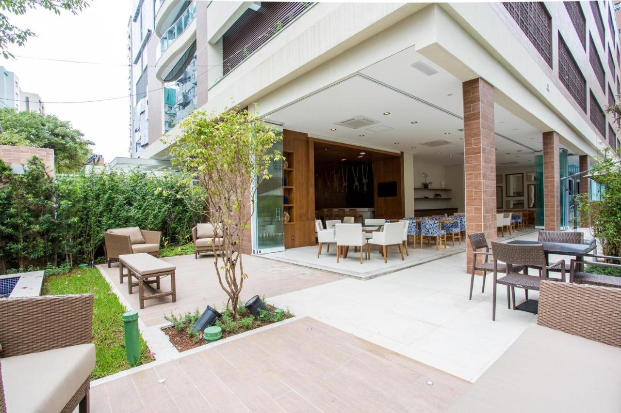 Estanconfor Santos Com Vista Mar 6 Ac Garagem Alto 17º Andarアパートメント エクステリア 写真