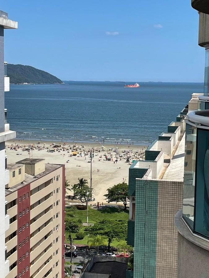 Estanconfor Santos Com Vista Mar 6 Ac Garagem Alto 17º Andarアパートメント エクステリア 写真